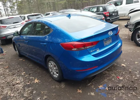2017 Hyundai Elantra Se z USA, uszkodzony, nr VIN 5NPD74LF9HH111875